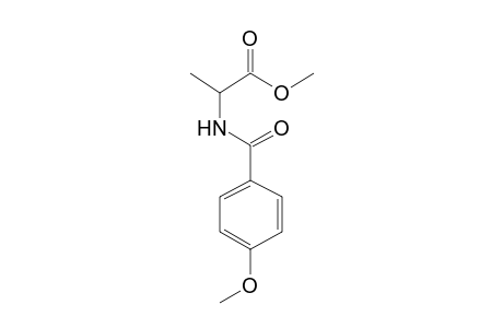 l-Alanine, N-(p-anisoyl)-, methyl ester