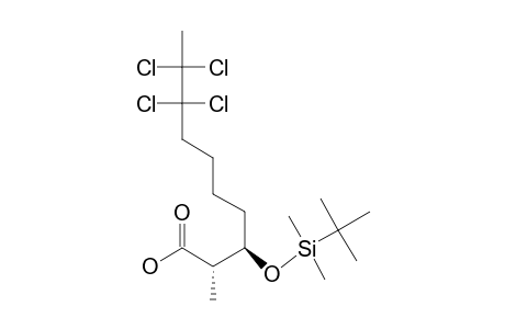 (2R,3R)-3-((TERT.-BUTYLDIMETHYLSILYL)-OXY)-2-METHYL-8,8,9,9-TETRACHLORODECANOIC-ACID