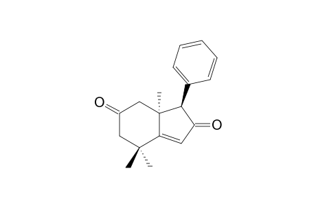 (3-S*,3A-S*)-3A,7,7-TRIMETHYL-3-PHENYL-3A,4,6,7-TETRAHYDRO-3-H-INDENE-2,5-DIONE