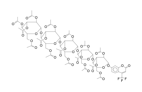 4-TRIFLUOROMETHYLUMBELLIFERYL HEXADECA-O-ACETYL-BETA-D-CELLOPENTAOSIDE