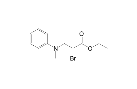 Ethyl 2-Bromo-3-(N-methyl-N-phenylamino)propanoate