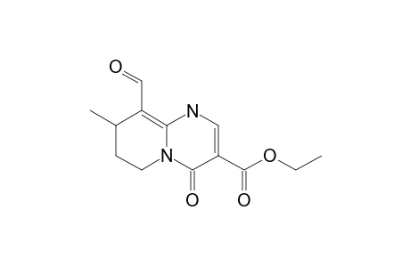 ETHYL-9-FORMYL-8-METHYL-4-OXO-TETRAHYDRO-4H-PYRIDO-[1,2-A]-PYRIMIDINE-3-CARBOXYLATE