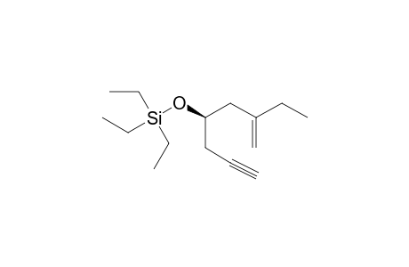 (4S)-2-ETHYL-(4-TRIETHYLSILANYLOXY)-HEPT-1-EN-6-YNE