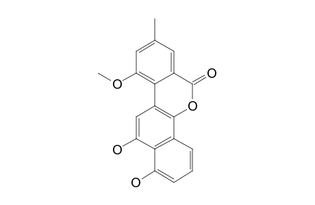 1,12-DIHYDROXY-10-METHOXY-8-METHYL-6H-BENZO-[D]-NAPHTHO-[1,2-B]-6-ONE