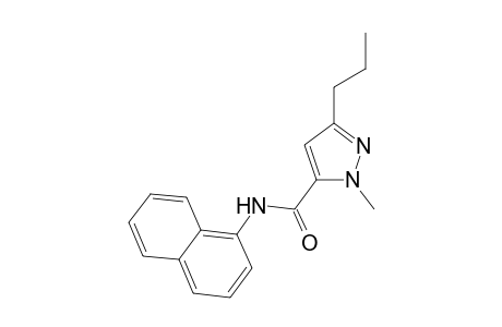 1-Methyl-N-(naphthalen-1-yl)-3-propyl-1H-pyrazole-5-carboxamide