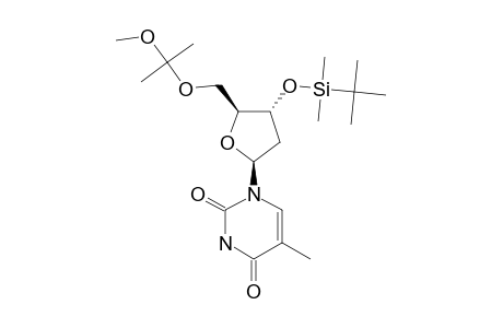 5'-O-(1-METHOXY-1-METHYLETHYL)-3'-O-(TERT.-BUTYL-DIMETHYL-SILYL)-THYMIDINE