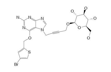 4-[O(6)-(4-BROMOTHENYL)-GUAN-9-YL]-BUT-2-YNYL-BETA-D-GLUCOPYRANOSIDE