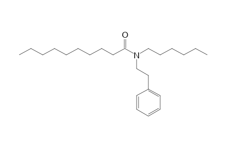 Decanamide, N-(2-phenylethyl)-N-hexyl-