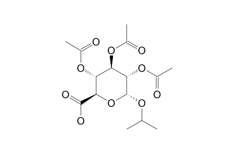 2,3,4-TRI-O-ACETYL-1-O-ISOPROPYL-ALPHA-D-GLUCOPYRANURONIC-ACID