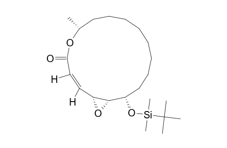 (2Z,4S,5S,6S,15R)-6-[(TERT.-BUTYL)-DIMETHYLSILYLOXY]-4,5-EPOXYHEXADEC-2-EN-15-OLIDE