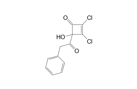 2,3-Dichloro-4-hydroxy-4-phenylacetylcyclobut-2-enone