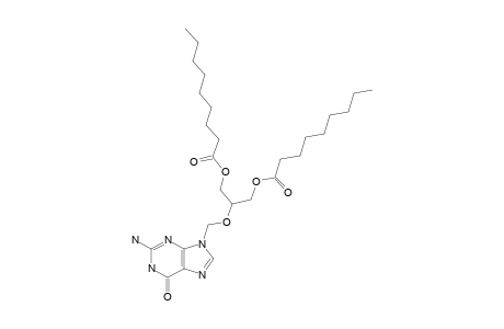 9-[(1,3-DINONANOYLOXY-2-PROPOXY)-METHYL]-GUANINE