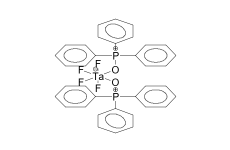 CIS-TETRAFLUOROTANTALUM BIS(TRIPHENYLPHOSPHINOXIDE) COMPLEX CATION