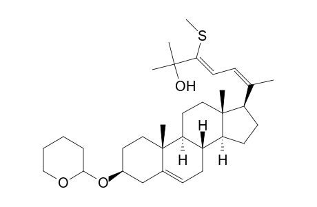 (3.beta.,20(22)E,23Z)-24-(Methylthio)-3-[(tetrahydro-2H-pyran-2-yl)oxy]cholesta-5,20(22),23-trien-25-ol