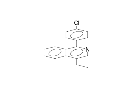 1-(4-CHLOROPHENYL)-4-ETHYLISOQUINOLINE