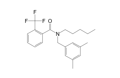 Benzamide, 2-trifluoromethyl-N-(3,5-dimethylbenzyl)-N-pentyl-