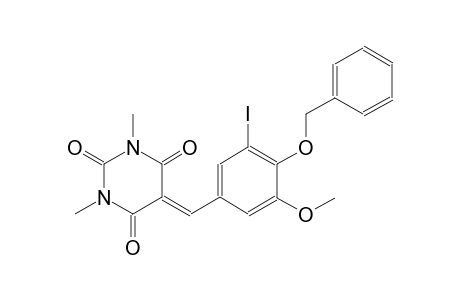 5-[4-(benzyloxy)-3-iodo-5-methoxybenzylidene]-1,3-dimethyl-2,4,6(1H,3H,5H)-pyrimidinetrione