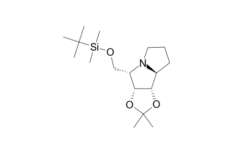 (3AR,4S,8AS,8BS)-4-[(TERT.-BUTYLDIMETHYLSILYLOXY)-METHYL]-2,2-DIMETHYLHEXAHYDRO-3AH-[1,3]-DIOXOLO-[4,5-A]-PYRROLIZIDINE