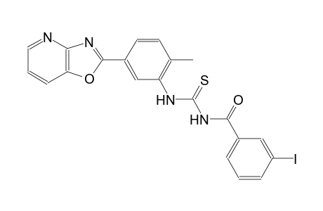 N-(3-iodobenzoyl)-N'-(2-methyl-5-[1,3]oxazolo[4,5-b]pyridin-2-ylphenyl)thiourea