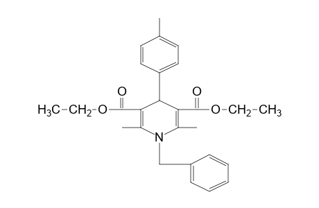 1-benzyl-1,4-dihydro-2,6-dimethyl-4-p-tolyl-3,5-pyridinedicarboxylic acid, diethyl ester