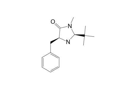 (2S,5S)-5-BENZYL-2-TERT.-BUTYL-3-METHYL-IMIDAZOLIDIN-4-ONE