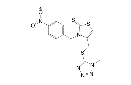 4-((1-Methyl tetrazol-5-yl)sulfanyl methyl)-3-(4-nitrobenzyl)-2,3-dihydrothiazol-2-thione