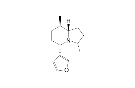 (5S,8R,8aS)-5-(furan-3-yl)-3,8-dimethyloctahydroindolizine