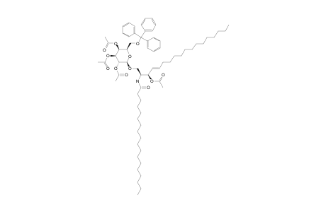 PERACETYLATED-BETA-D-GALACTOPYRANOSYL-(6-O-TRITYL)-1'-CERAMIDE