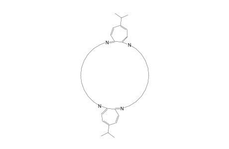 3,20-Diisopropyl-6,7,8,9,10,11,12,13,14,15,16,23,24,25,26,27,28,29,30,31,32,33-docosahydrodicyclohepta[b,p][1,4,15,18]tetraazacyclooctacosine