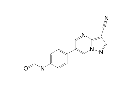 3-CYANO-6-[4-(N-FORMYL)-AMINOPHENYL]-PYRAZOLO-[1,5-A]-PYRIMIDINE