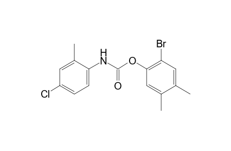 4-chloro-2-methylcarbanilic acid, 6-bromo-3,4-xylyl ester