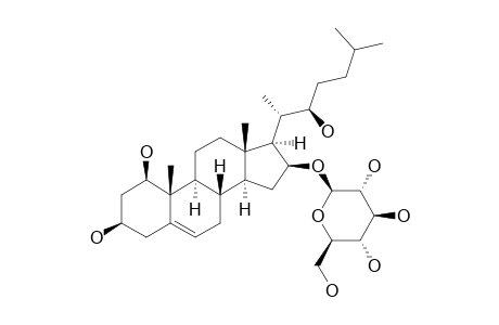 (22S)-CHOLEST-5-ENE-1-BETA,3-BETA,16-BETA,22-TETRAOL-16-O-BETA-D-GLUCOPYRANOSIDE