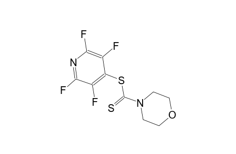 Morpholine-4-carbodithioic acid 2,3,5,6-tetrafluoro-pyridin-4-yl ester