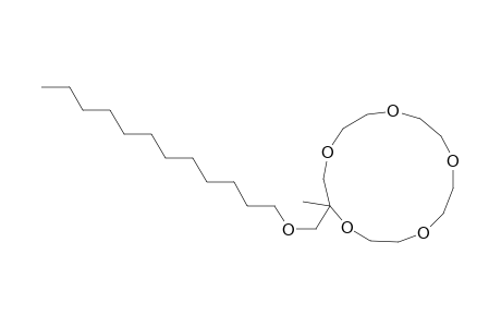 2-[(dodecyloxy)methyl]-2-methyl-15-crown-5