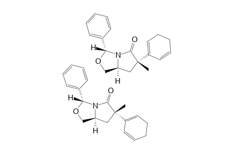 [3R-(3-ALPHA,6-ALPHA,7A-ALPHA)]-6-(CYCLOHEXA-1,5-DIENYL)-6-METHYL-3-PHENYL-3H,5H-TETRAHYDROPYRROLO-[1,2-C]-OXAZOL-5-ONE