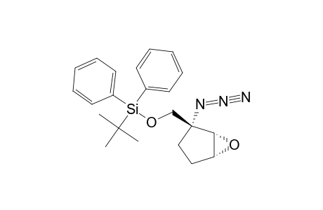 (+/-)-(1-ALPHA,2-ALPHA,5-ALPHA)-2-AZIDO-2-([(TERT.-BUTYLDIPHENYLSILYL)-OXY]-METHYL)-6-OXABICYCLO-[3.1.0]-HEXANE