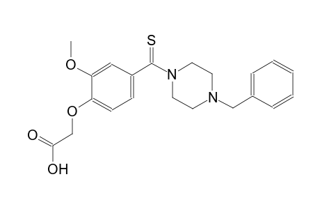 acetic acid, [2-methoxy-4-[[4-(phenylmethyl)-1-piperazinyl]carbonothioyl]phenoxy]-