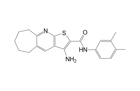 5H-cyclohepta[b]thieno[3,2-e]pyridine-2-carboxamide, 3-amino-N-(3,4-dimethylphenyl)-6,7,8,9-tetrahydro-