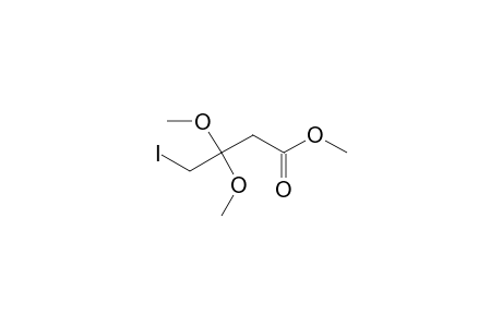 Methyl 4-iodo-3,3-dimethoxybutanoate