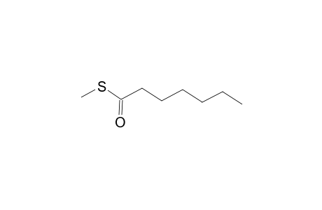 Heptanethioic acid, S-methyl ester