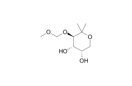 (3S,4S,5R)-5-(Methoxymethoxy)-6,6-dimethyltetrahydro-2H-pyran-3,4-diol