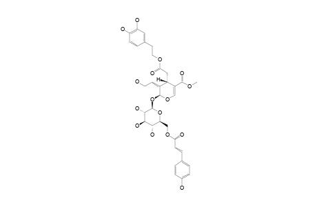 FRAXICARBOSIDE-A;6''-O-TRANS-PARA-COUMAROYL-10-HYDROXYOLEUROPEIN