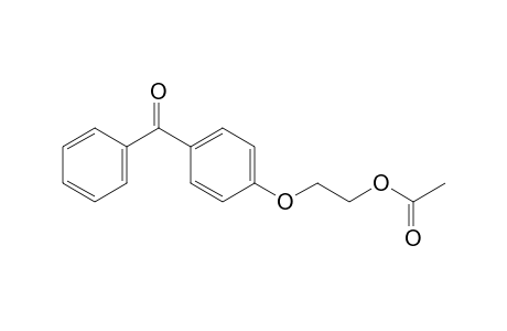 4-(2-hydroxyethoxy)benzophenone, acetate