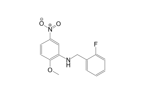 N-(2-fluorobenzyl)-2-methoxy-5-nitroaniline