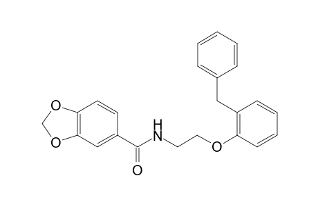 Benzo[1,3]dioxole-5-carboxylic acid, [2-(2-benzylphenoxy)ethyl]amide