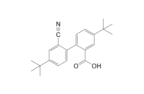 2'-cyano-4,4'-di-tert-butyl-2-biphenylcarboxylic acid