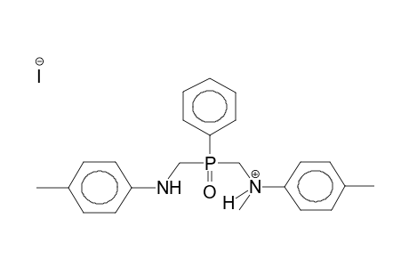 N-[PHENYL(N-PARA-TOLYLAMINOMETHYL)PHOSPHONYLMETHYL]-N-PARA-TOLYL-N-METHYLAMINE HYDROIODIDE