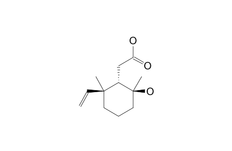 (1-S,6-R,2-S)-2-(2-HYDROXY-2,6-DIMETHYL-6-VINYLCYCLOHEXANYL)-ACETIC_ACID