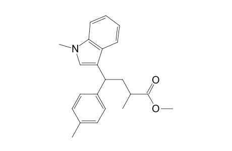 methyl 2-methyl-4-(1-methyl-1H-indol-3-yl)-4-p-tolylbutanoate