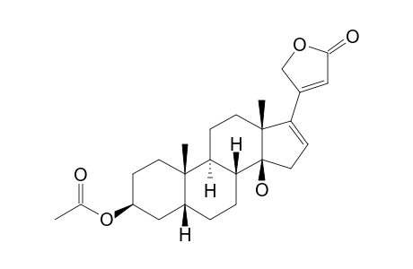 3-BETA-O-ACETYL-14-HYDROXY-5-BETA-CARDA-16,20(22)-DIENOLID